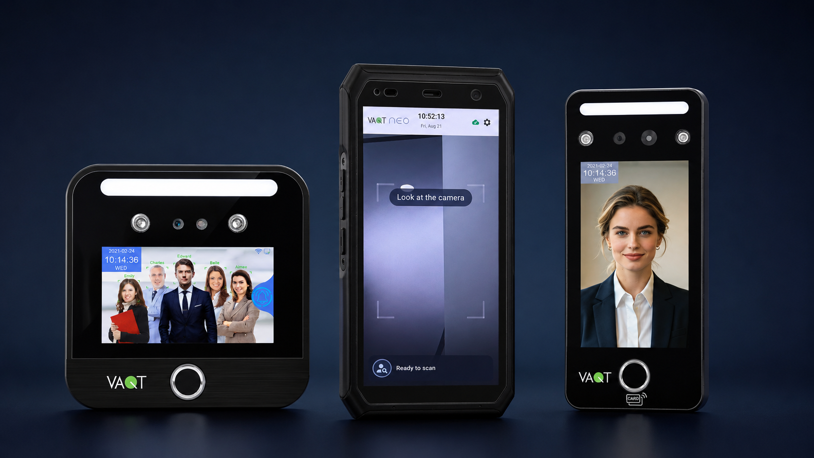 VAQT Neo biometric terminals for gate, site, and field use