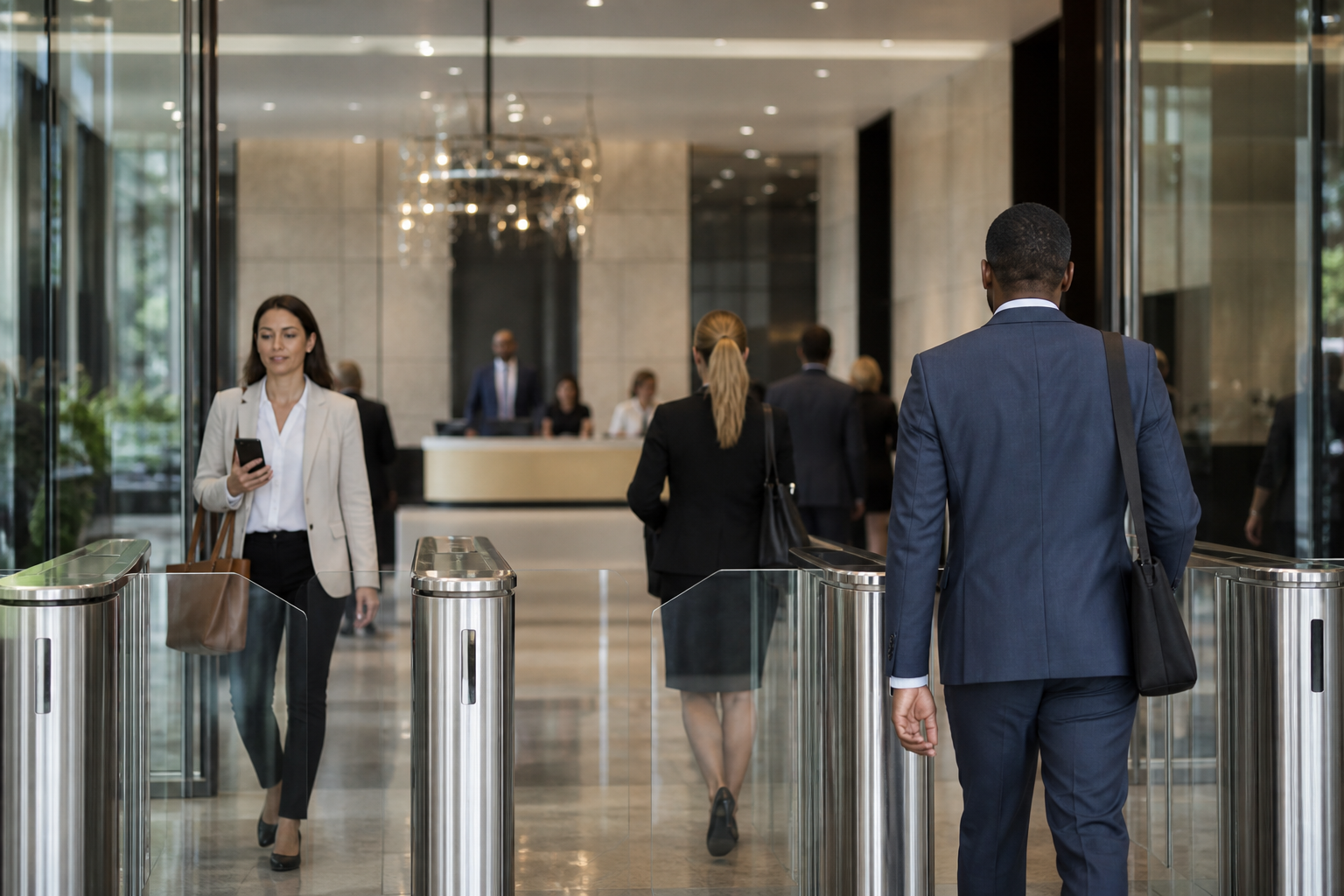 Lobby entrance